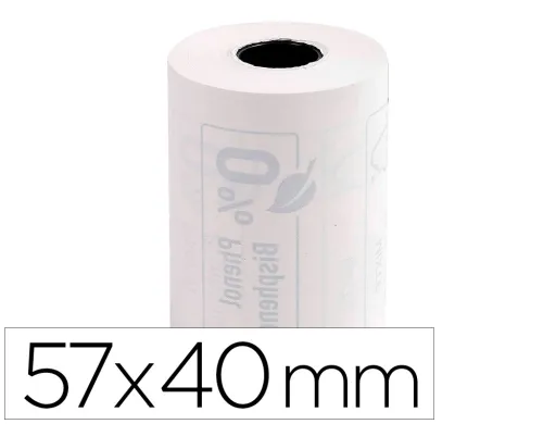 Rolo de Calculadora Exacompta Termico para Tpv 57 mm X 40 mm 55 g/m2 Fsc Sem Fenol Nem Plástico