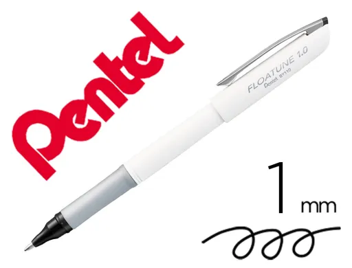 Roller Ball Pentel Floatune Ponta de 1 mm Cor Preto