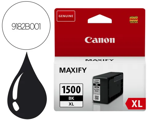 Tinteiro Canon Pgi-1500xl Mb2050 / Mb2150 / Mb2155 / Mb2350 / Mb2750 / Mb2755 Preto