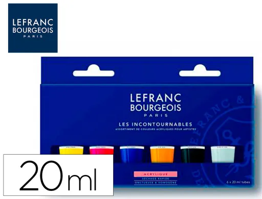 Pintura Acrilica l&b Frasco de 80 ml Caixa de 5 Unidades Cores Sortidas