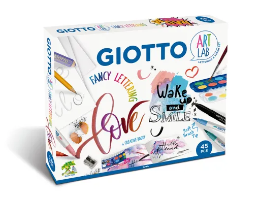 Conjunto Criativo Giotto Art Lab Fancy Lettering