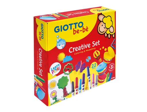 Conjunto Criativo Giotto be-be para Colorir e Modelar