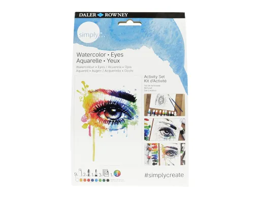 Conjunto de Aguarela Daler Rowney Simply Activity