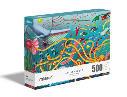 Puzzle Mideer Artist Fundo do Oceano 500 Pecas