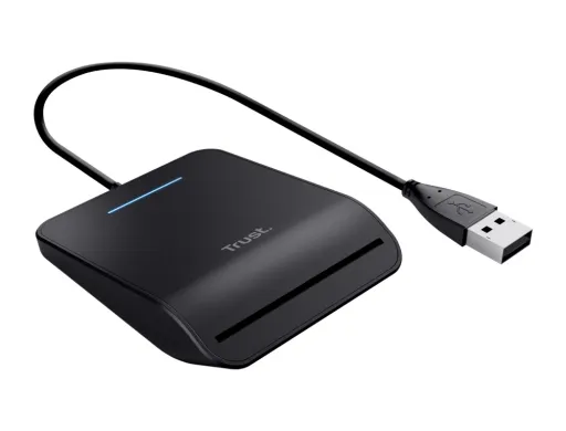 Leitor de Cartoes Trust Primo Dni Smartcard Usb-a Cor Preto