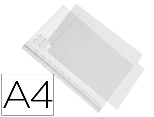 Moldura Porta Anuncios Durable Adesiva Impermeavel Transparente Din a4 Pack de 5 Unidades