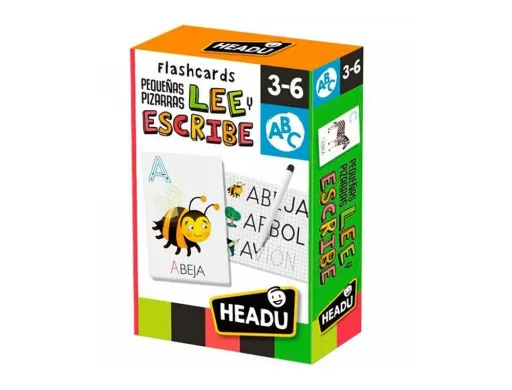 Jogo Didatico Headu Flash Cards Pequenos Quadros Ler e Escrever