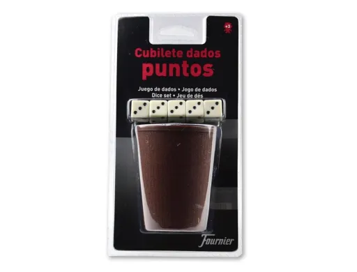 Dados Poker Fournier com Copo em Blister