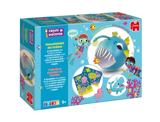 Jogo Jumbo Educativo Create & Discover Oceano