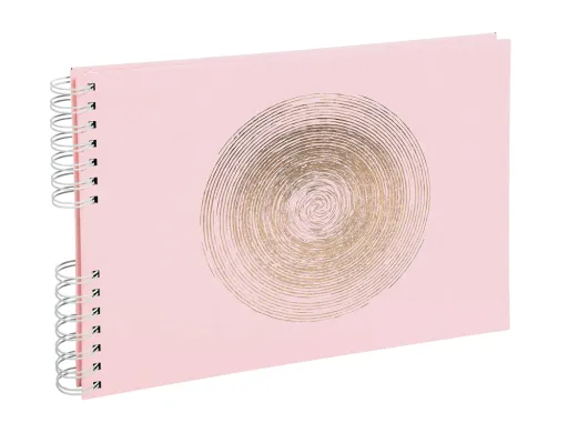 Album de Fotos Espiral Exacompta Ellipse 50 Paginas 32x22 cm Cor Rosa