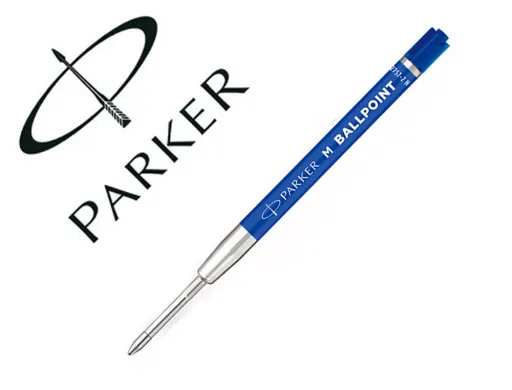 Recarga Esferografica Parker Originals Economica Azul Ponta Media