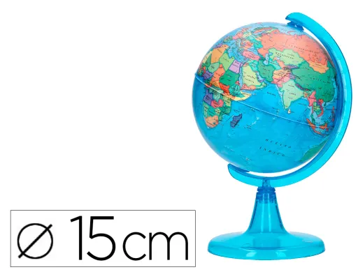 Globo Liderpapel Mapa Politico Diametro 15 cm