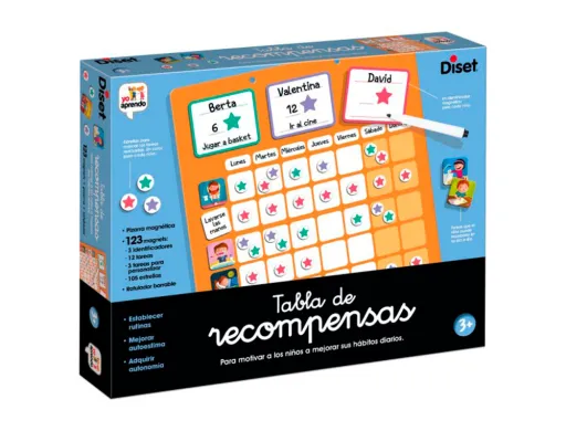 Jogo Diset de Mesa Tabela de Recompensas