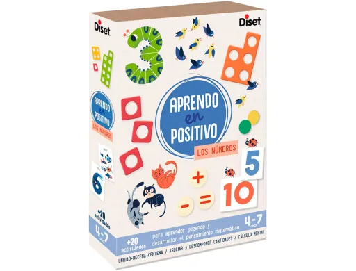 Jogo Diset Didatico Aprendo em Positivo os Numeros