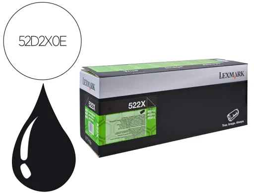 Toner Lexmark Laser 52d2x0e Ms811 Series / Ms812 Series Preto 45000 Páginas