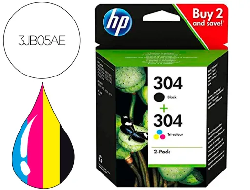 Tinteiro HP 304 Combo 2-Pack