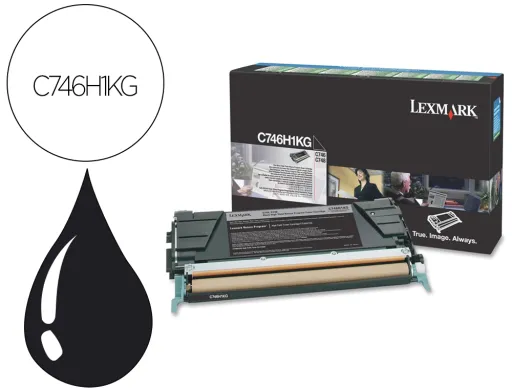 Toner Lexmark Laser C746h1kg C746 / C748 Preto 12000 Paginas