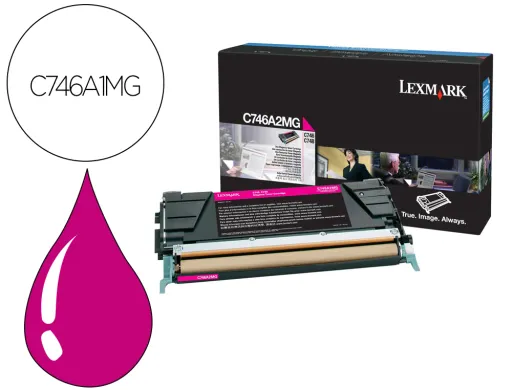 Toner Lexmark Laser C746a1mg C746 / C748 Magenta 7000 Paginas