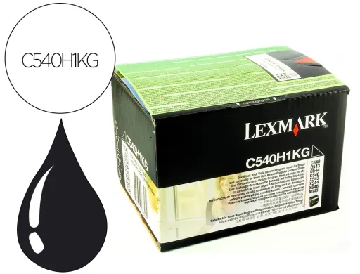 Toner Lexmark Laser C540h1kg C540 / C543 / C544 / X543 / X544 Preto 2500 Paginas