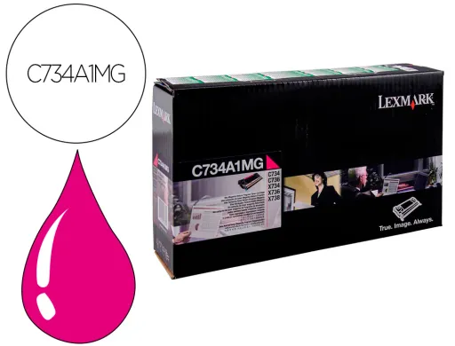 Toner Laser Lexmark C734 Magenta 6000 Paginas