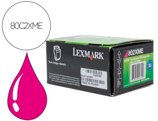 Toner Laser Lexmark 80c2xme Magenta 4000 Paginas