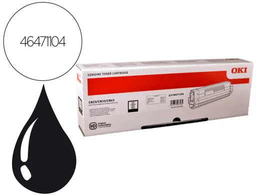 Toner Oki Laser 46471104 Preto 7000 Paginas