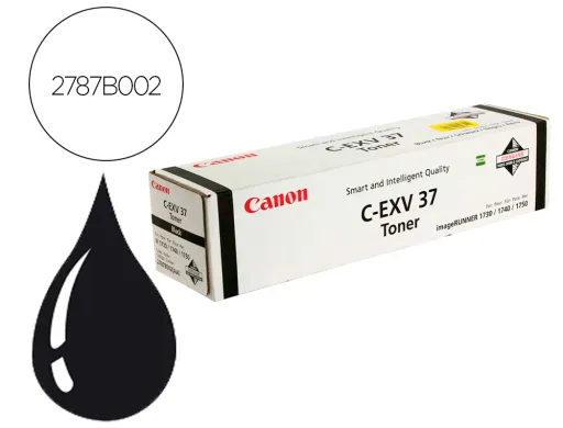 Toner Canon Exv37 Ir1730 Ir1740 Ir1750 Negro