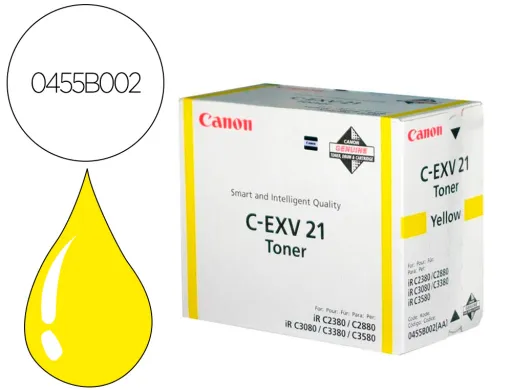 Toner Canon Exv21y Irc2380 Irc2880 Amarelo