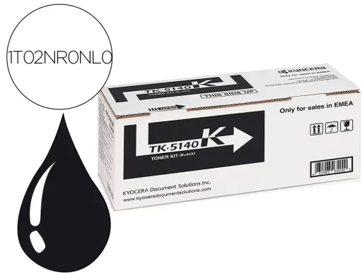 Toner tk-5140k Kyocera Ecosys M6530cdn, M6530cdn/Kl3, P6130cdn, P6130cdn/Kl3 Negro Tk5140