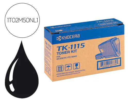 Toner Kyocera -Mita fs-1041 / 1220mfp / 1320mfp Negro Tk1115