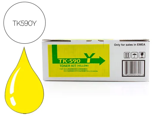 Toner Kyocera -Mita Amarelo Tk590y