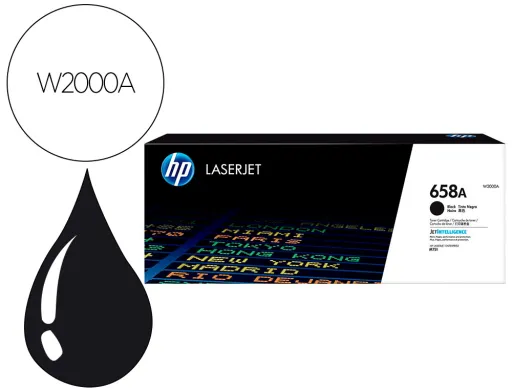 Toner Preto HP 658A Laserjet