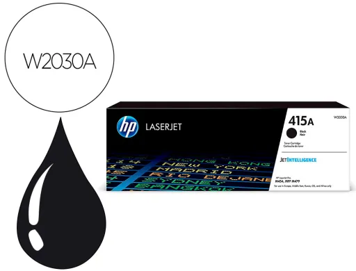 Toner HP 415a para HP Color Laserjet Pro M454 Mfp M479 Preto 2400p