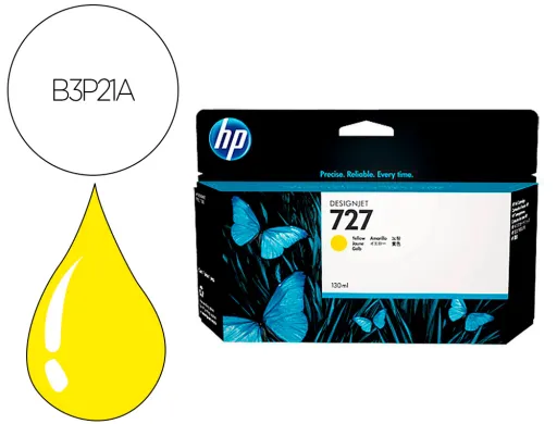 Tinteiro hp Designjet T920/T1500 n 727 Amarelo Alta/1000 Paginas