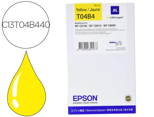 Tinteiro Epson wf-C81xx / wf-C86xx xl Amarelo