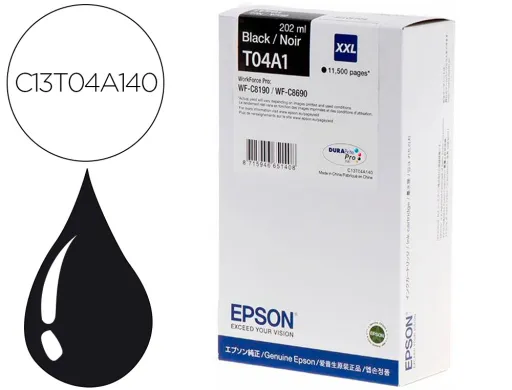 Tinteiro Epson wf-C8190 / wf-C8690 Xxl Preto