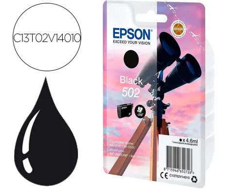 Tinteiro Epson Singlepack Preto 502 Ink