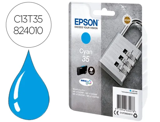 Tinteiro Epson   Ciano 35 Durabrite Ultra Ink