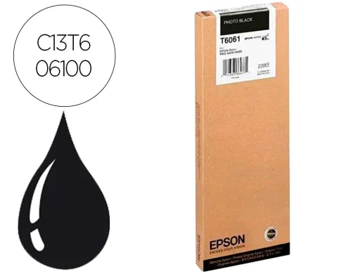 Tinteiro Epson Gf Stylus Pro 4880/4800 Negro Photo