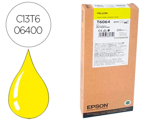 Tinteiro Epson Gf Stylus Pro 4880/4800 Amarelo