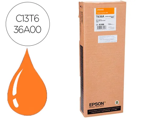 Tinteiro Epson Gf Stylus Photo 7900/9900 Naranja