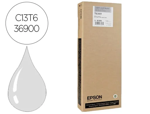 Tinteiro Epson Gf Stylus Photo 7900/9900 Cinza Claro Alta Capacidad