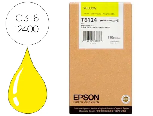 Tinteiro Epson Gf Stylus Photo 7450/9450 Amarelo Alta Capacidad