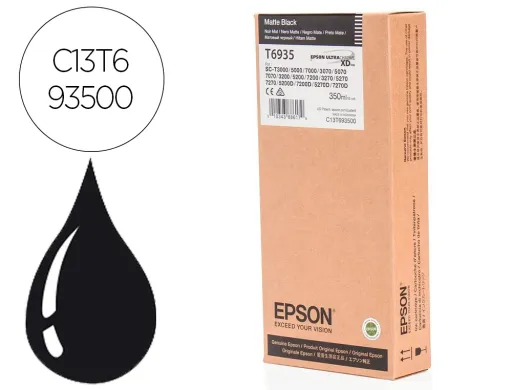 Tinteiro Epson Gf Serie Sc-t Negro Mate 350 Ml