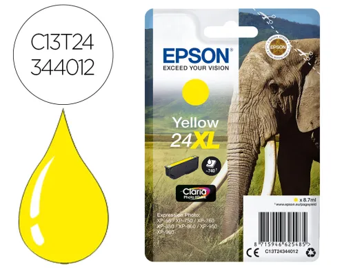 Tinteiro Epson Claria Photo Hd Ink Amarelo 24xl