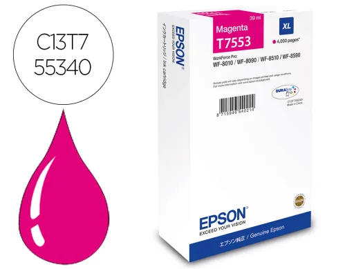 Tinteiro Epson Magenta xl 4000p wf-8xxx