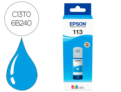 Tinta Epson Ecotank 113 Series Azul