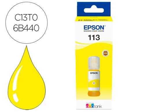 Tinta Epson Ecotank 113 Series Amarelo