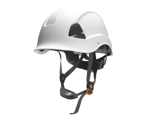 Capacete Faru Abs para Trabalhos em Altura 6 Pontos de Fixação Cor Branco