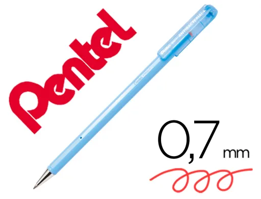 Esferográfica Pentel Bk77 Antibacterial Vermelho